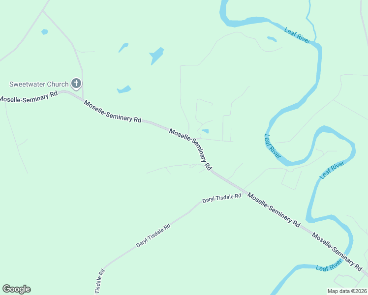 map of restaurants, bars, coffee shops, grocery stores, and more near Moselle-Seminary Road in Moselle