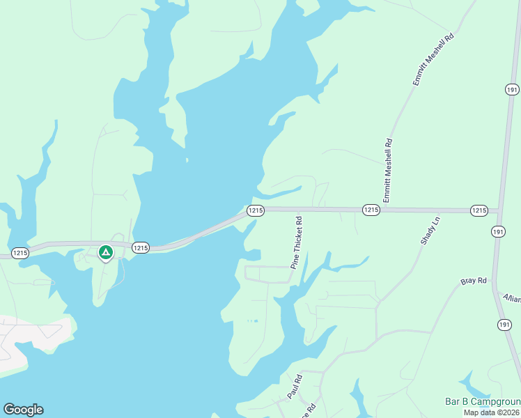 map of restaurants, bars, coffee shops, grocery stores, and more near 802 Louisiana 1215 in Many