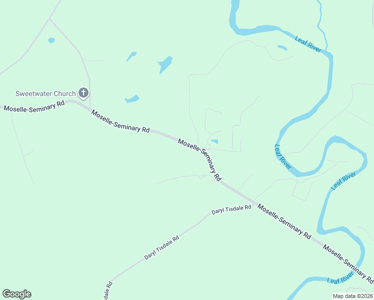 map of restaurants, bars, coffee shops, grocery stores, and more near 581 Moselle-Seminary Road in Moselle
