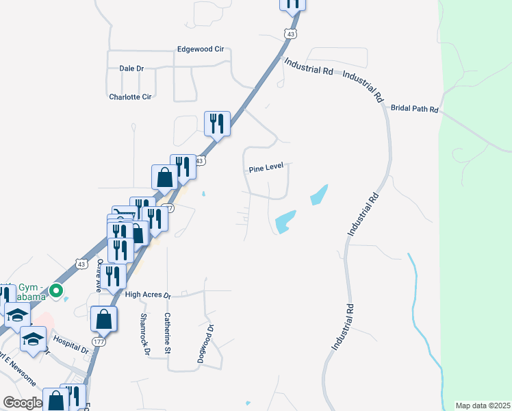 map of restaurants, bars, coffee shops, grocery stores, and more near 301-361 Wildwood Drive in Jackson