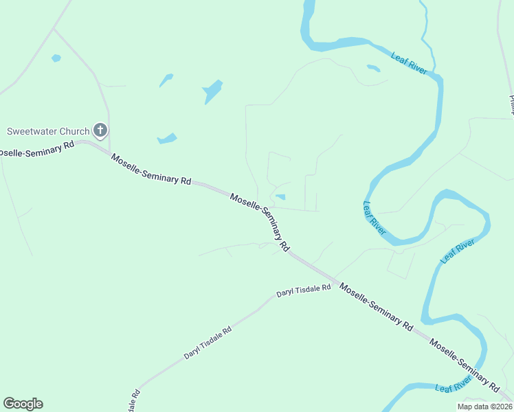 map of restaurants, bars, coffee shops, grocery stores, and more near Moselle-Seminary Road in Moselle