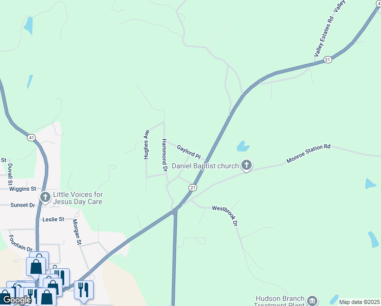 map of restaurants, bars, coffee shops, grocery stores, and more near 402 East Kennedy Circle in Monroeville