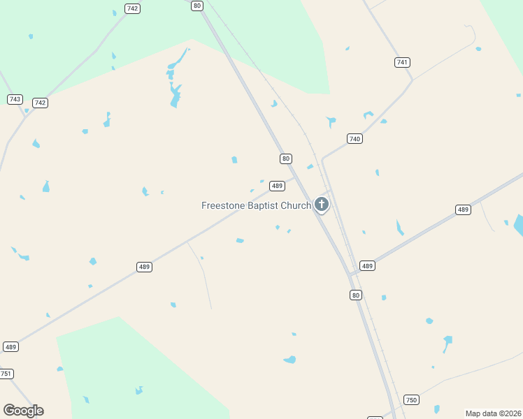 map of restaurants, bars, coffee shops, grocery stores, and more near 807 Farm to Market 489 in Teague