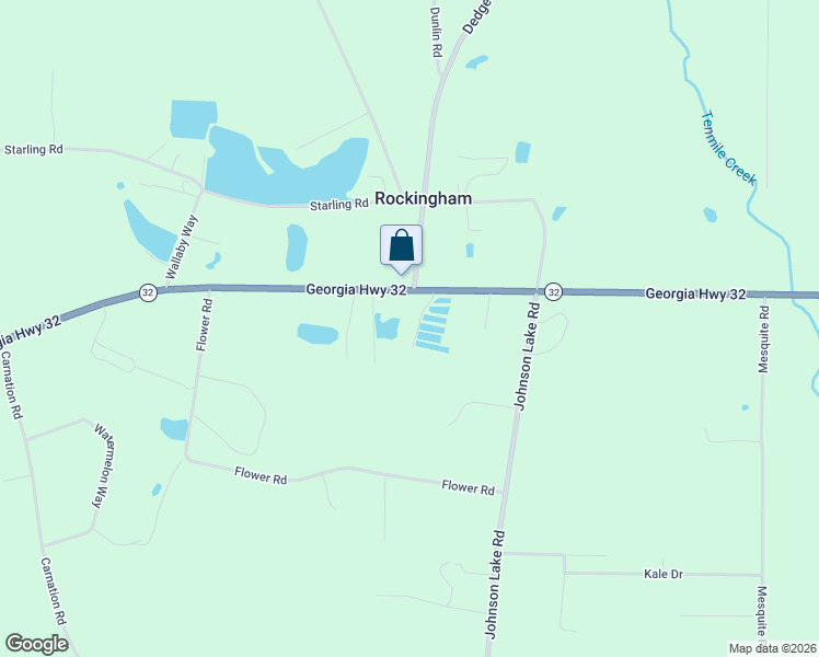 map of restaurants, bars, coffee shops, grocery stores, and more near 116 Gardenia Lane in Alma