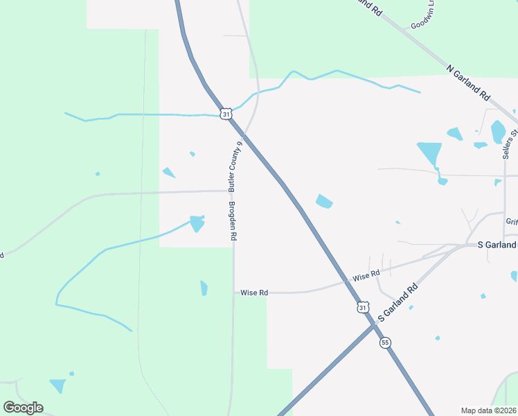 map of restaurants, bars, coffee shops, grocery stores, and more near Mobile Road in McKenzie