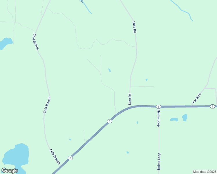map of restaurants, bars, coffee shops, grocery stores, and more near Corbett Cemetery Road in Grant Parish