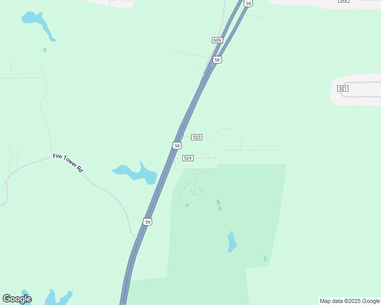 map of restaurants, bars, coffee shops, grocery stores, and more near 523 Community Road in Nacogdoches