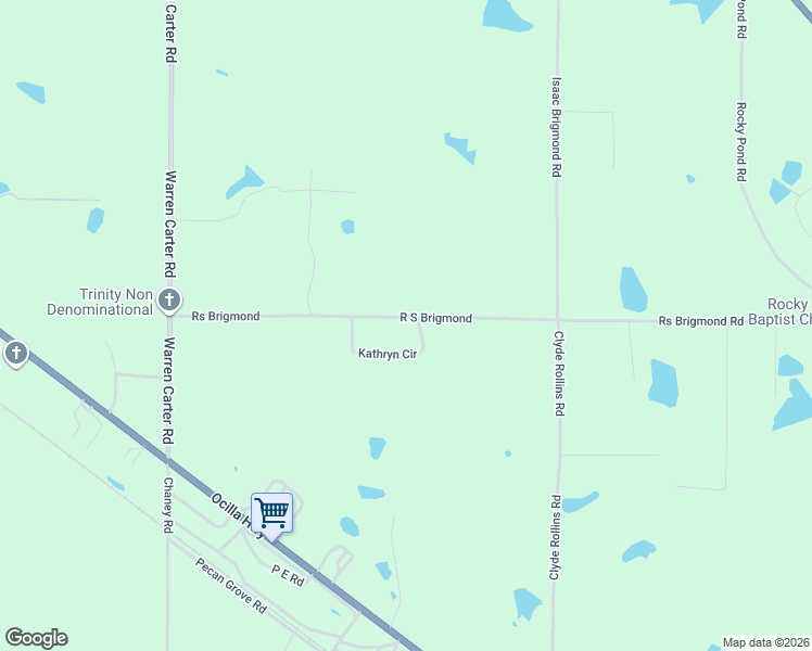 map of restaurants, bars, coffee shops, grocery stores, and more near 448 R S Brigmond in Douglas