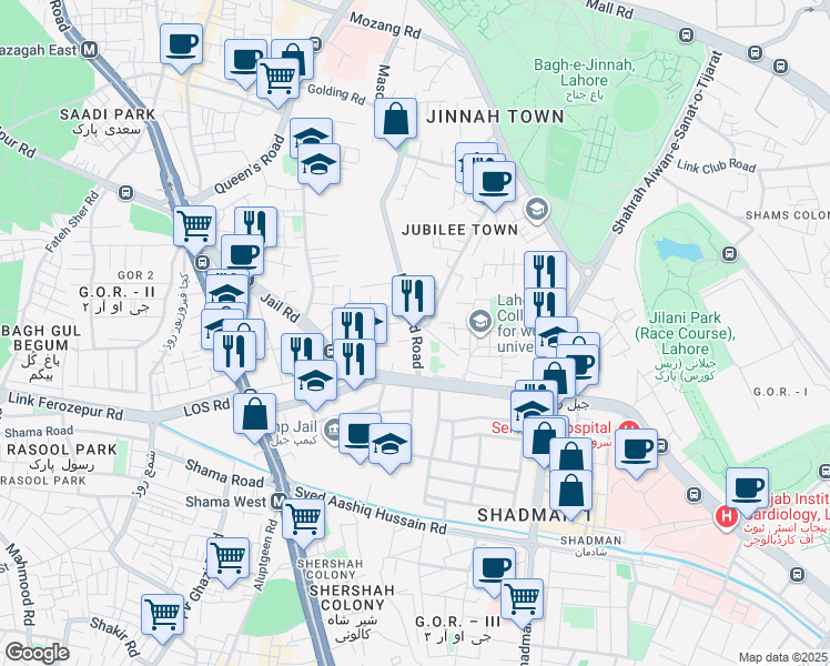 Birdwood Road, Lahore Punjab Walk Score