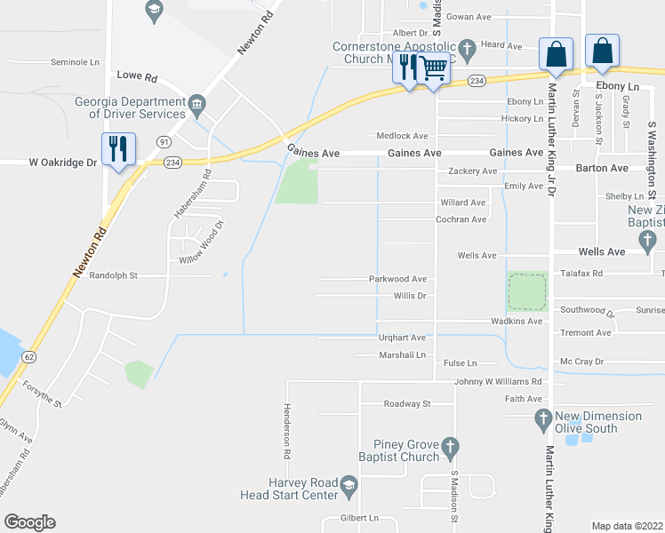 map of restaurants, bars, coffee shops, grocery stores, and more near 631 Parkwood Avenue in Albany