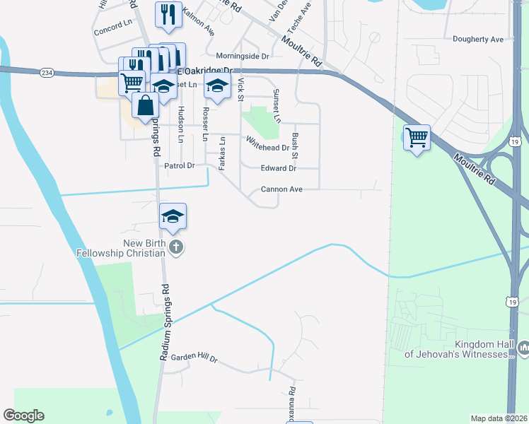 map of restaurants, bars, coffee shops, grocery stores, and more near 209 Patrol Drive in Albany