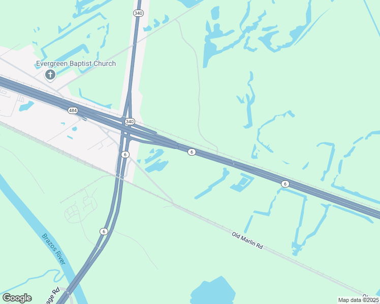 map of restaurants, bars, coffee shops, grocery stores, and more near 4089 Highway 6 in Waco