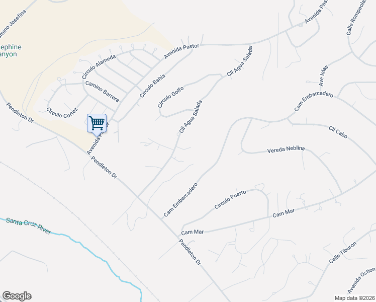 map of restaurants, bars, coffee shops, grocery stores, and more near 79 Sabio Court in Rio Rico