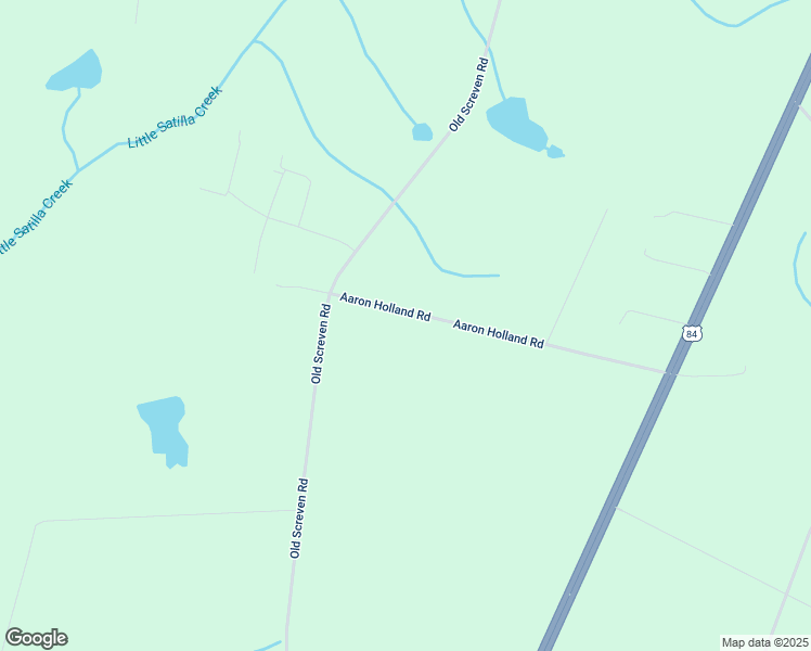 map of restaurants, bars, coffee shops, grocery stores, and more near 621 Aaron Holland Road in Jesup