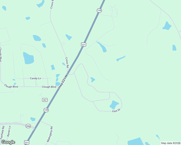 map of restaurants, bars, coffee shops, grocery stores, and more near 1050 Cherokee Road in Douglas