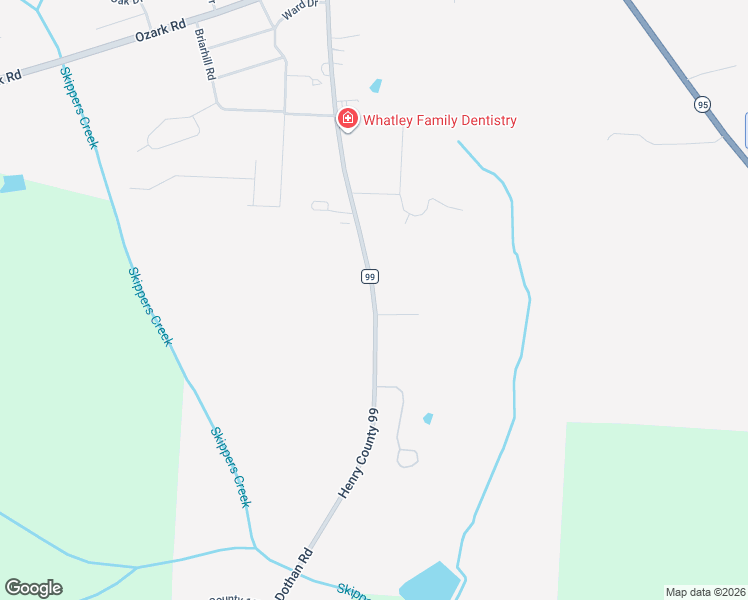 map of restaurants, bars, coffee shops, grocery stores, and more near 406 Dothan Road in Abbeville