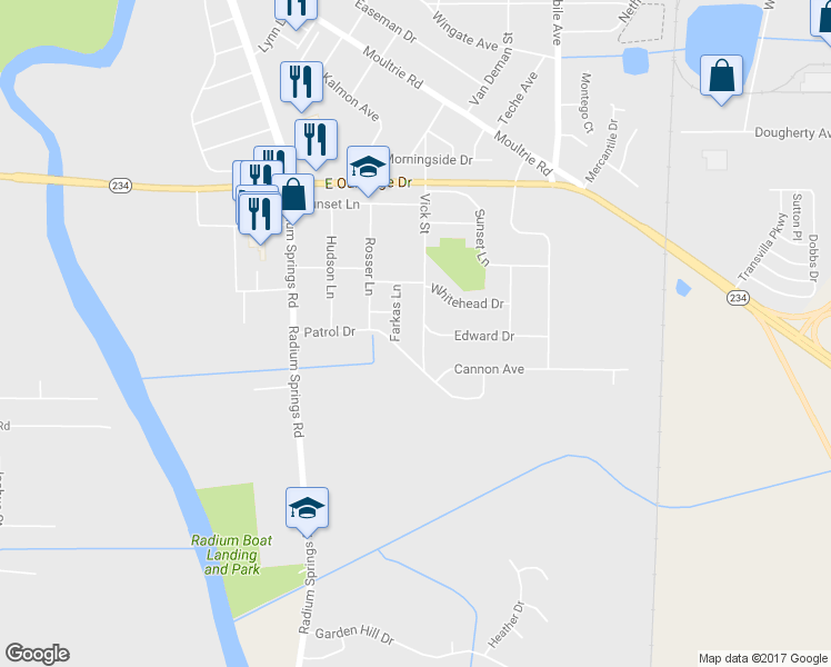 map of restaurants, bars, coffee shops, grocery stores, and more near 415 Vick Street in Albany