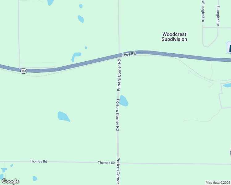 map of restaurants, bars, coffee shops, grocery stores, and more near 2629 Porters Corner Road in Sylvester