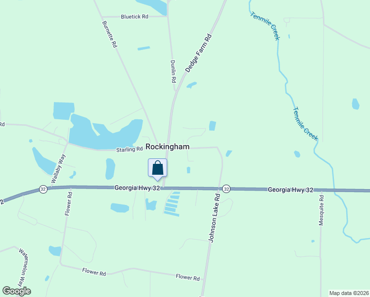 map of restaurants, bars, coffee shops, grocery stores, and more near 628 Rocking Ham Road in Alma