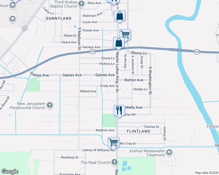 map of restaurants, bars, coffee shops, grocery stores, and more near 406 Emily Avenue in Albany