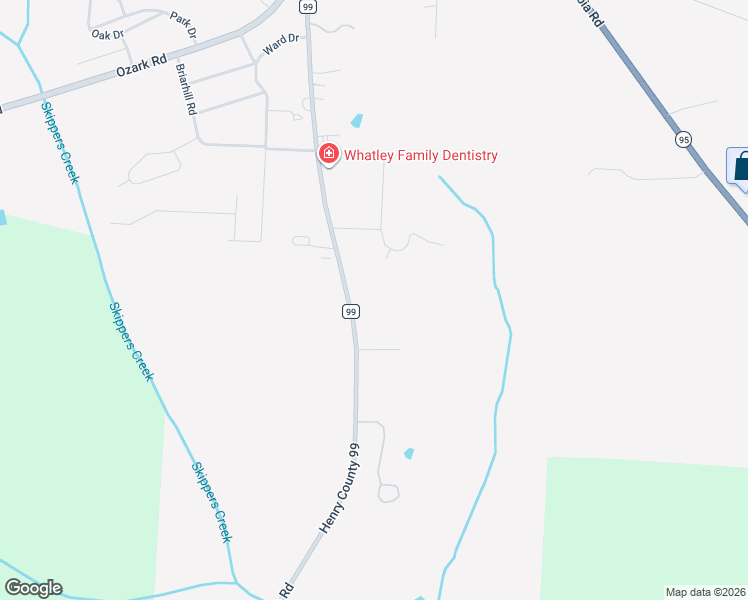 map of restaurants, bars, coffee shops, grocery stores, and more near 406 Dothan Road in Abbeville