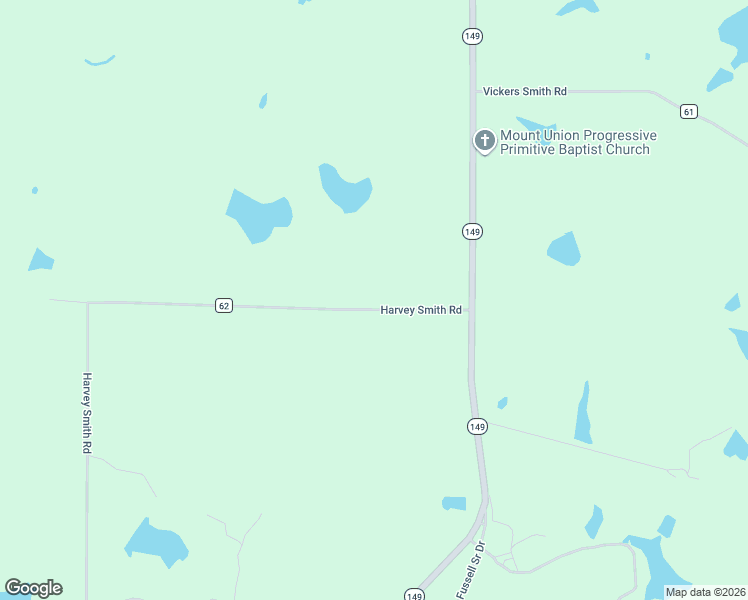 map of restaurants, bars, coffee shops, grocery stores, and more near 250 Harvey Smith Road in Ambrose