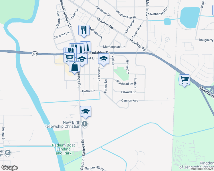 map of restaurants, bars, coffee shops, grocery stores, and more near 411 Vick Street in Albany