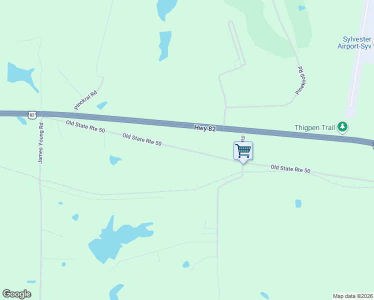 map of restaurants, bars, coffee shops, grocery stores, and more near 561 Old State Route 50 in Sylvester