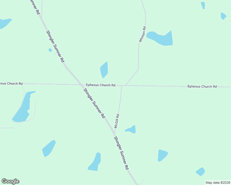 map of restaurants, bars, coffee shops, grocery stores, and more near 1297 Ephesus Church Road in Sumner