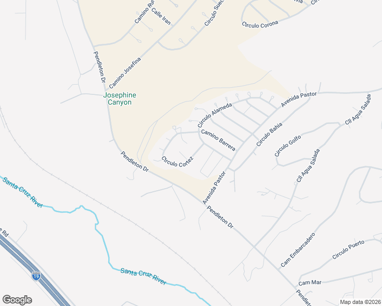 map of restaurants, bars, coffee shops, grocery stores, and more near 69 Círculo Cortez in Rio Rico