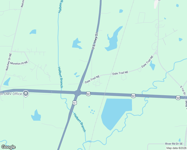 map of restaurants, bars, coffee shops, grocery stores, and more near 358 Dale Trail Northeast in Brookhaven