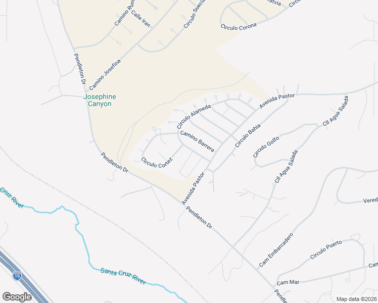 map of restaurants, bars, coffee shops, grocery stores, and more near 79 Circulo Verdugo in Rio Rico