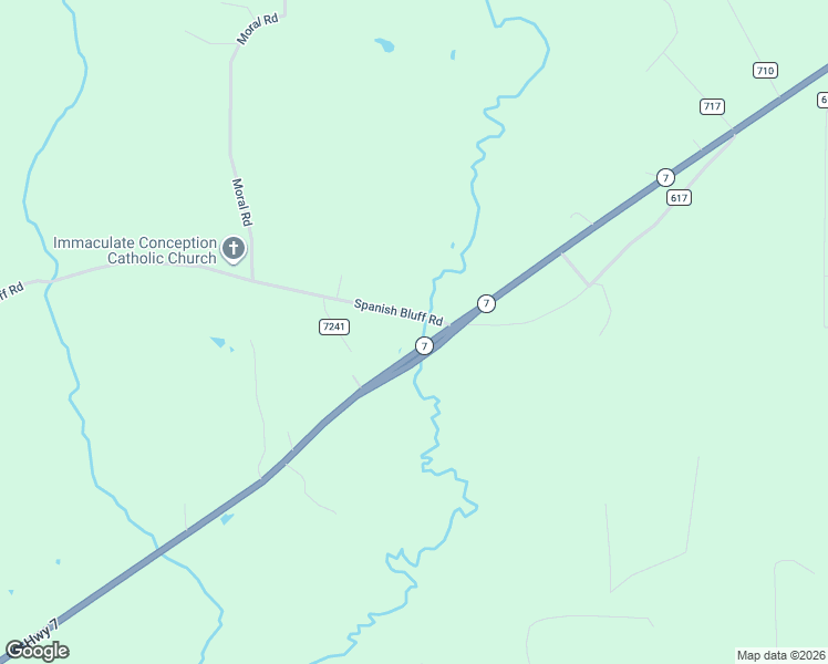 map of restaurants, bars, coffee shops, grocery stores, and more near 1041 County Road 724 in Nacogdoches
