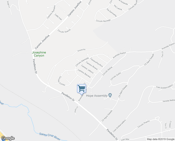 map of restaurants, bars, coffee shops, grocery stores, and more near 1710 Camino Jalisco in Rio Rico