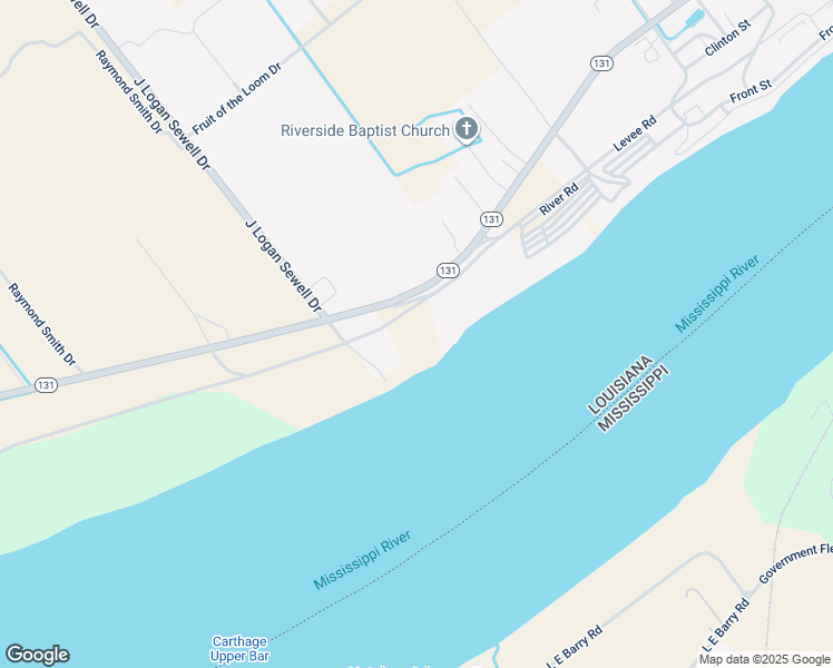 map of restaurants, bars, coffee shops, grocery stores, and more near 106 Louisiana 131 in Vidalia