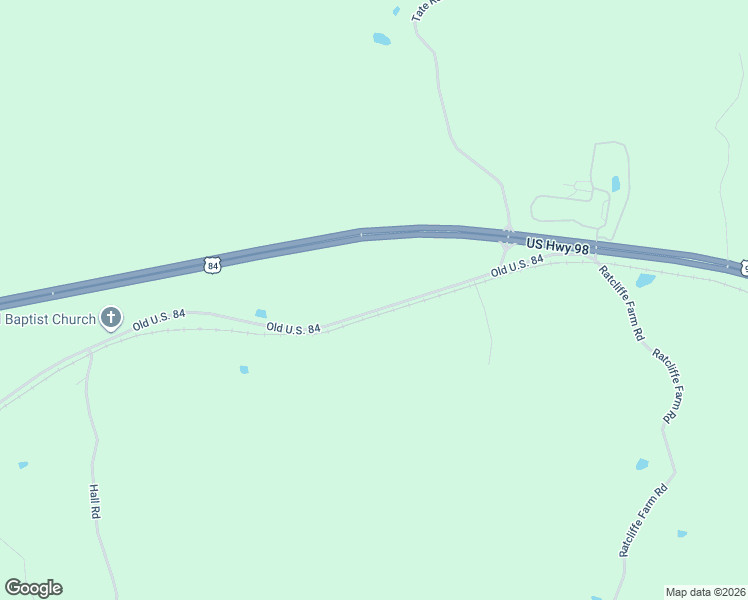 map of restaurants, bars, coffee shops, grocery stores, and more near 766 Old U.S. 84 in Roxie