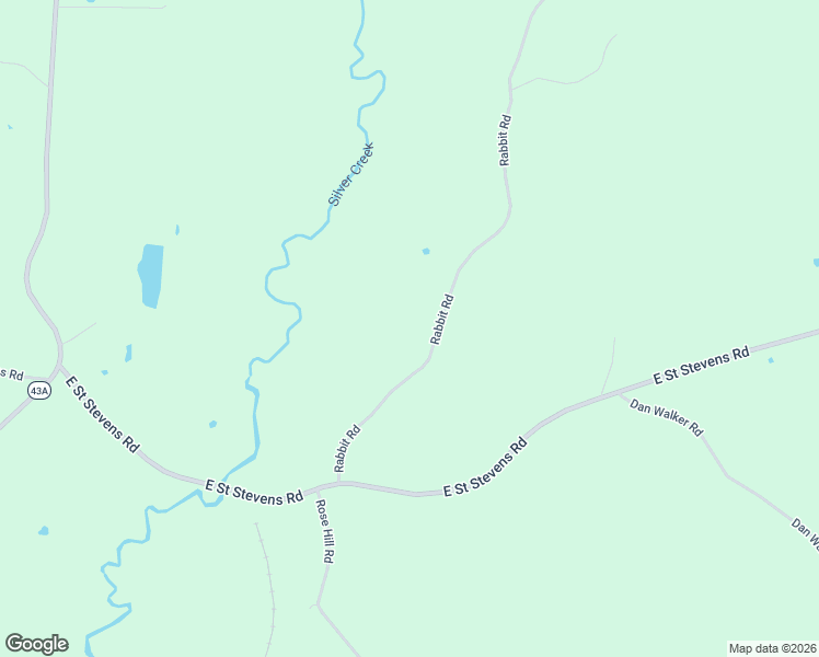 map of restaurants, bars, coffee shops, grocery stores, and more near 87 Rabbit Road in Silver Creek
