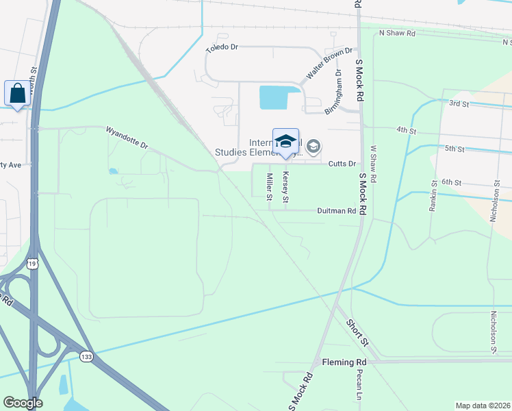 map of restaurants, bars, coffee shops, grocery stores, and more near 1310 Miller Street in Albany