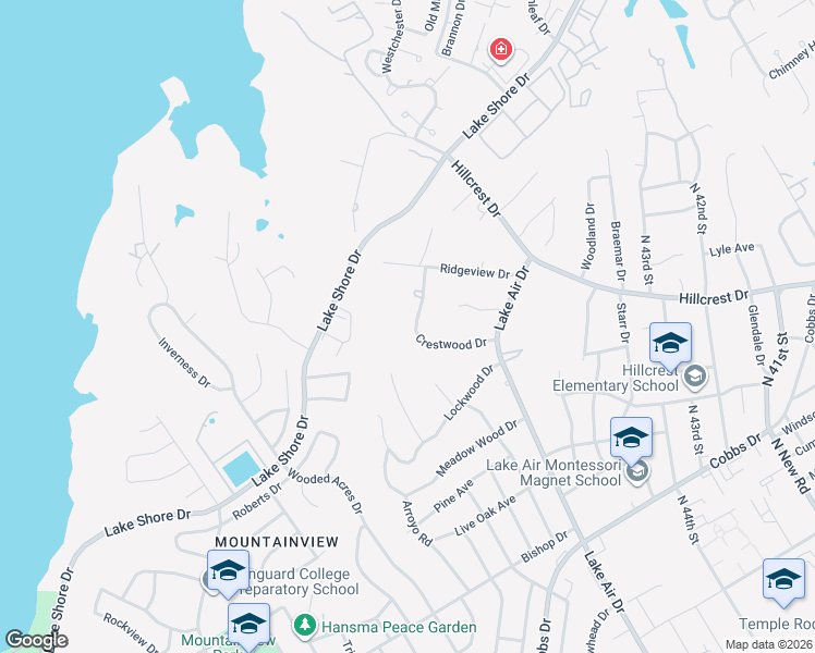 map of restaurants, bars, coffee shops, grocery stores, and more near 5000 Crestwood Drive in Waco