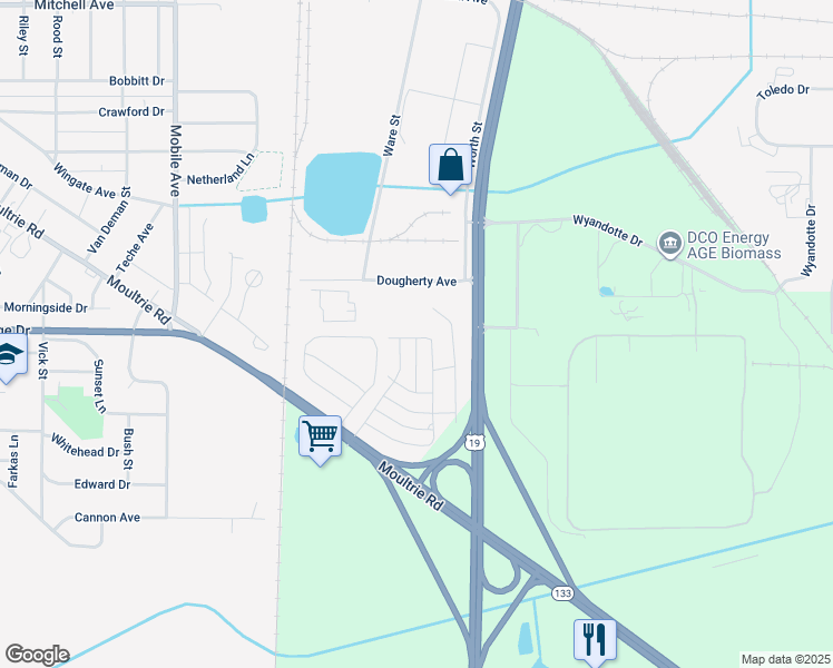 map of restaurants, bars, coffee shops, grocery stores, and more near 75-85 Dobbs Drive in Albany