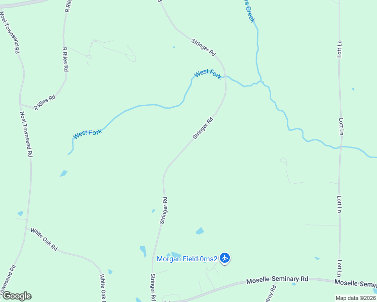 map of restaurants, bars, coffee shops, grocery stores, and more near 167 Stringer Road in Seminary