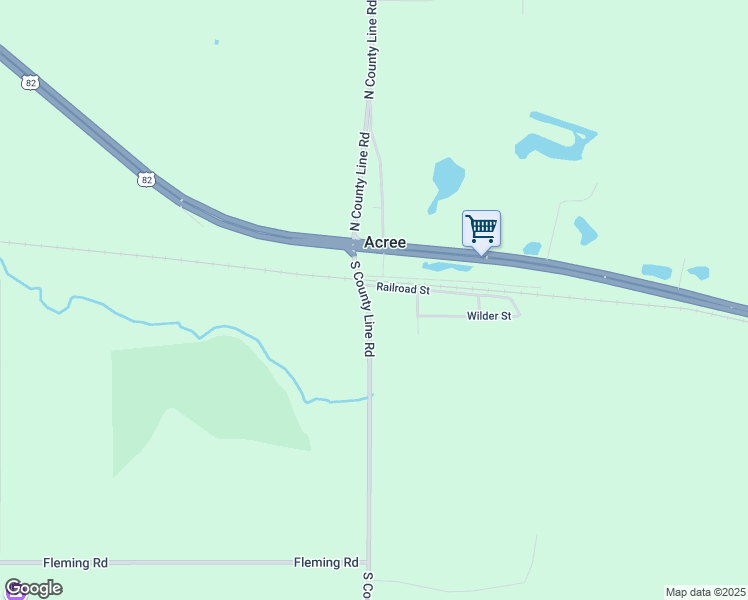 map of restaurants, bars, coffee shops, grocery stores, and more near 112 South County Line Road in Sylvester