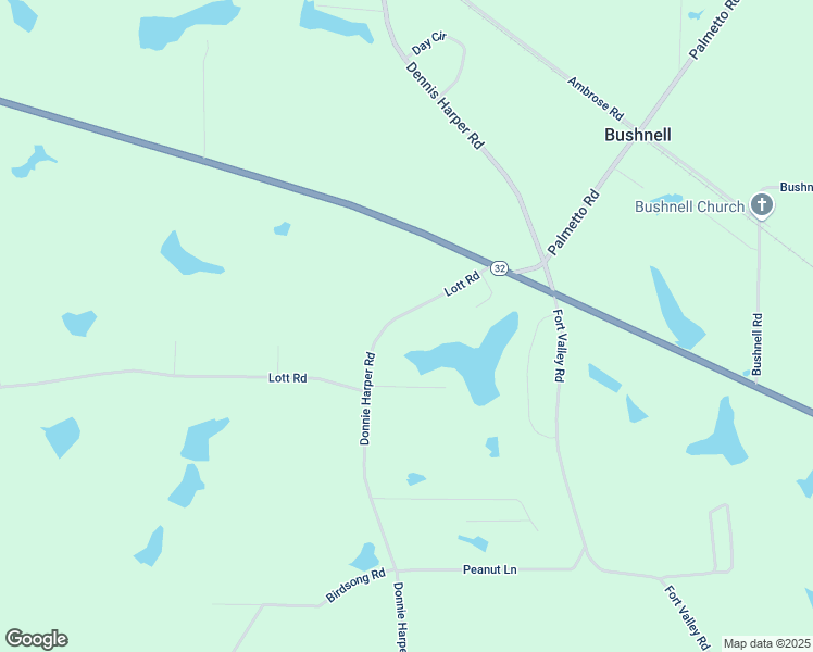 map of restaurants, bars, coffee shops, grocery stores, and more near 239 Donnie Harper Road in Douglas