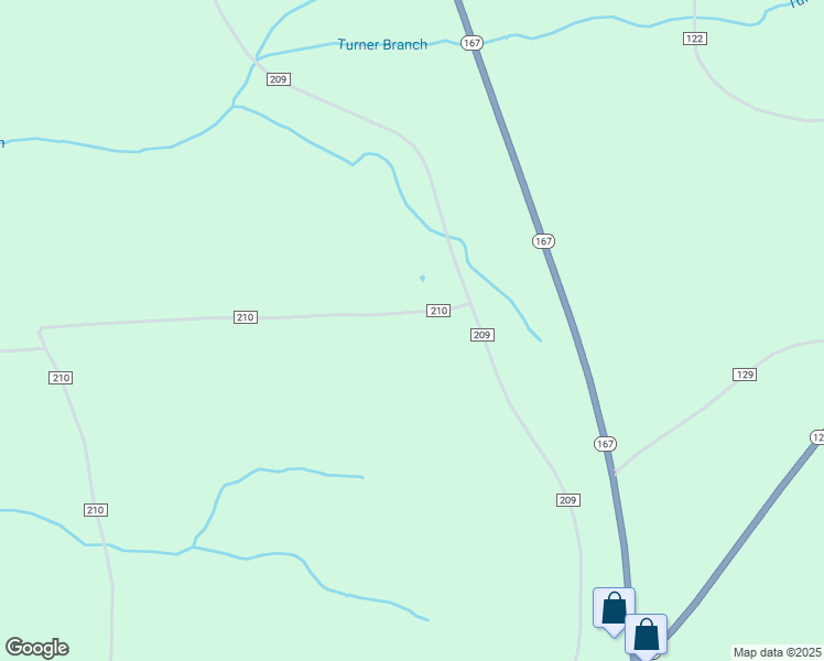 map of restaurants, bars, coffee shops, grocery stores, and more near 2430 County Road 210 in Jack