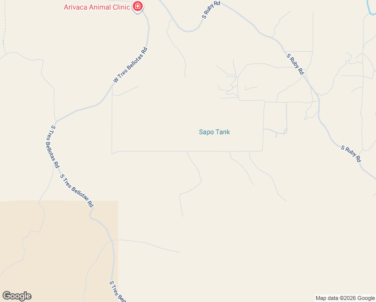 map of restaurants, bars, coffee shops, grocery stores, and more near West Hinckley Road in Arivaca