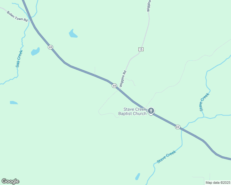 map of restaurants, bars, coffee shops, grocery stores, and more near 3815 Alabama 69 in Jackson