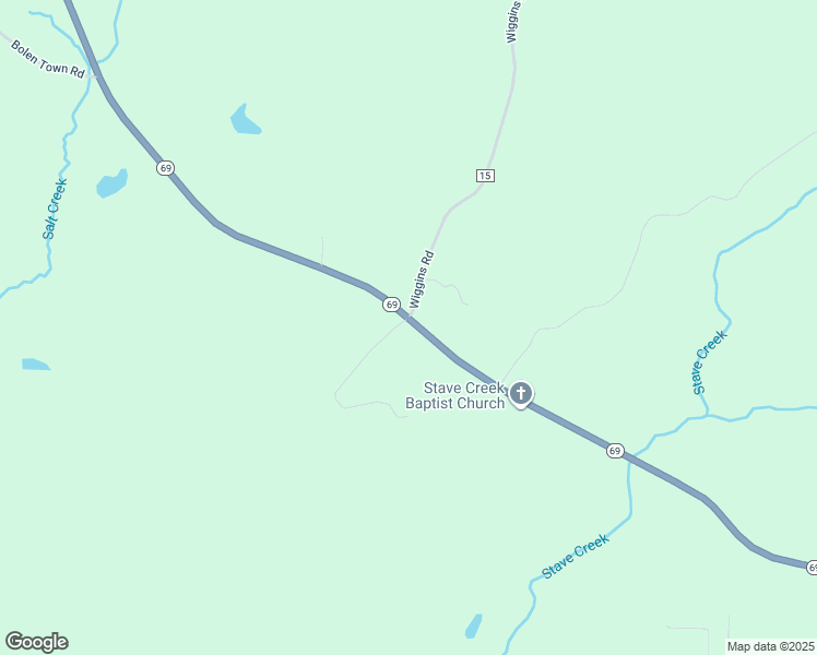 map of restaurants, bars, coffee shops, grocery stores, and more near 3815 Alabama 69 in Jackson