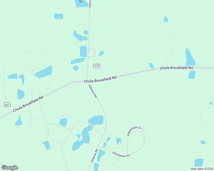 map of restaurants, bars, coffee shops, grocery stores, and more near 377 Chula Brookfield Road in Tifton