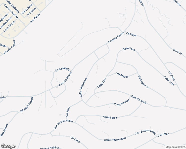 map of restaurants, bars, coffee shops, grocery stores, and more near 206 Loza Court in Rio Rico