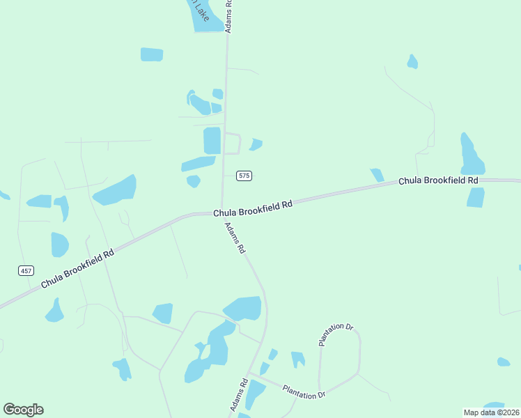 map of restaurants, bars, coffee shops, grocery stores, and more near 377 Chula Brookfield Road in Tifton